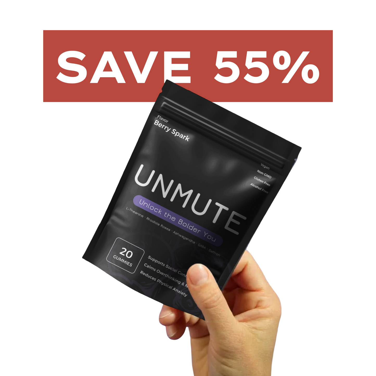 [55% OFF] UNMUTE™ Confidence Gummies