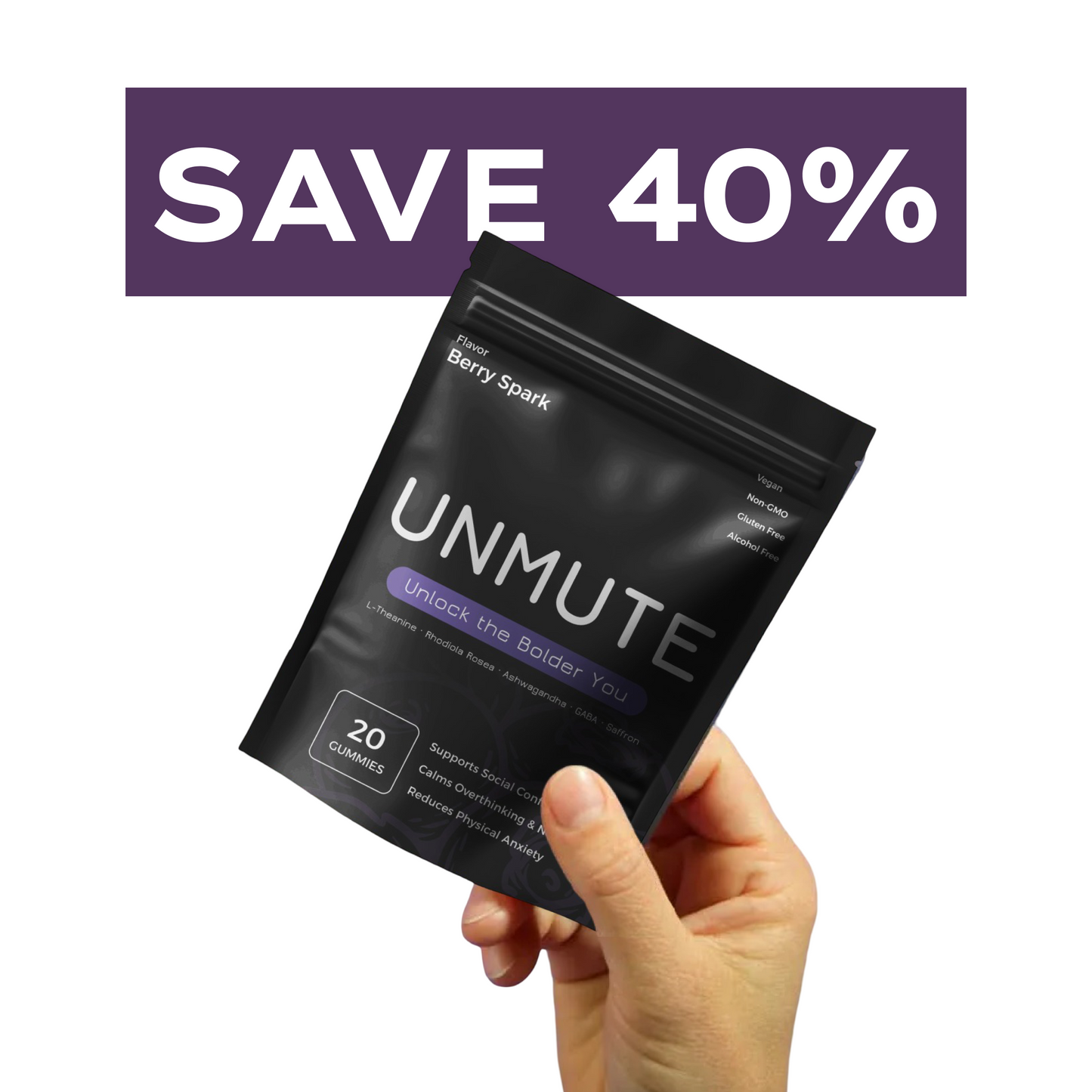 [40% OFF] UNMUTE™ Confidence Gummies